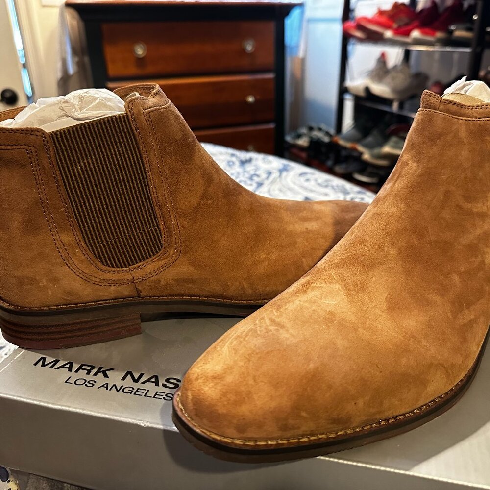 Mark Nason Dorsey Chelsea Boot in Taupe - Men's